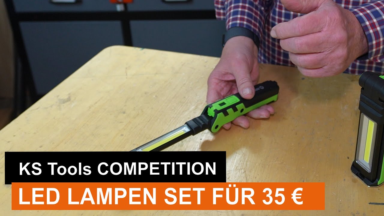 KS Tools Lampenset 512.4505 im Test | Perfekte Beleuchtung für Deine Werkstatt!