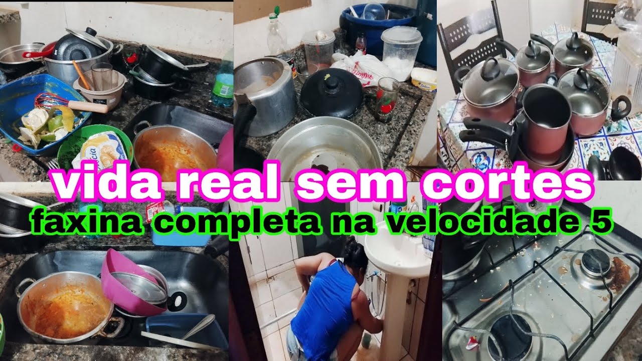 Vida real sem cortes/faxina completa, janta do jeito que deu, comprei as panelas dos sonhos