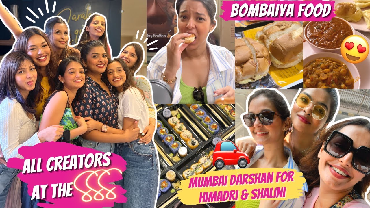 ALL CREATORS @ THE SARAH SQUAD STUDIO! Mumbai Tour for @Himadri Patel & @Shalini Mandal #HustleWSar