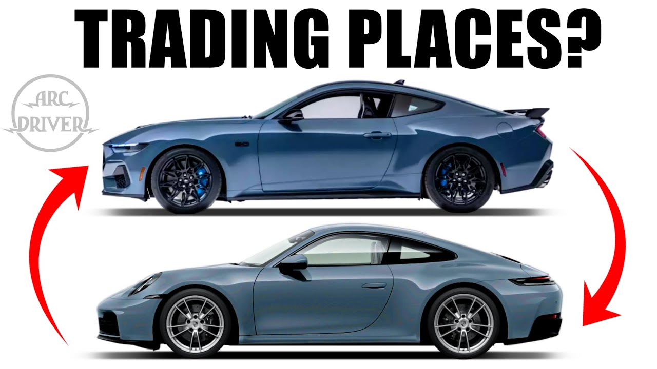 Лучше ли Ford Mustang GT 2025 года или Porsche 911 Carrera 2025 года? S650 Mustang против Porsche...