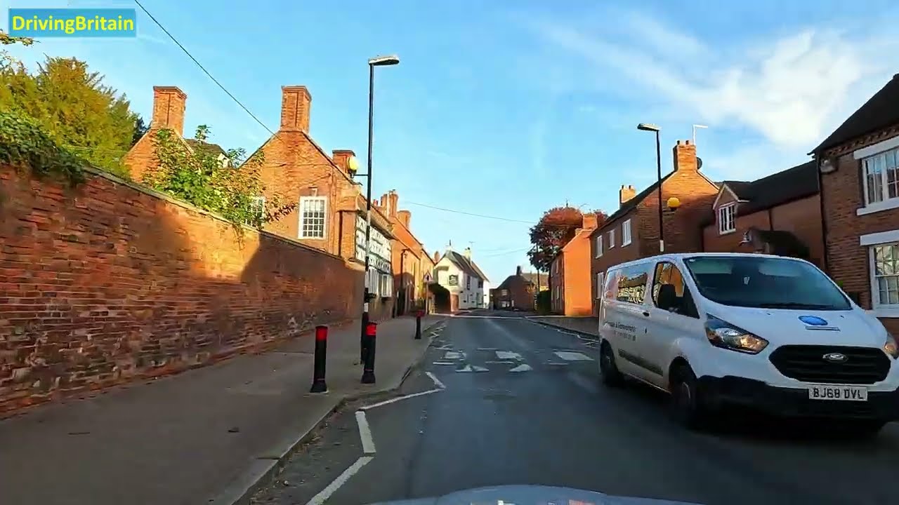 Driving Tour: Abbots Bromley and Alrewas, Staffordshire, UK. Car drive and area review.