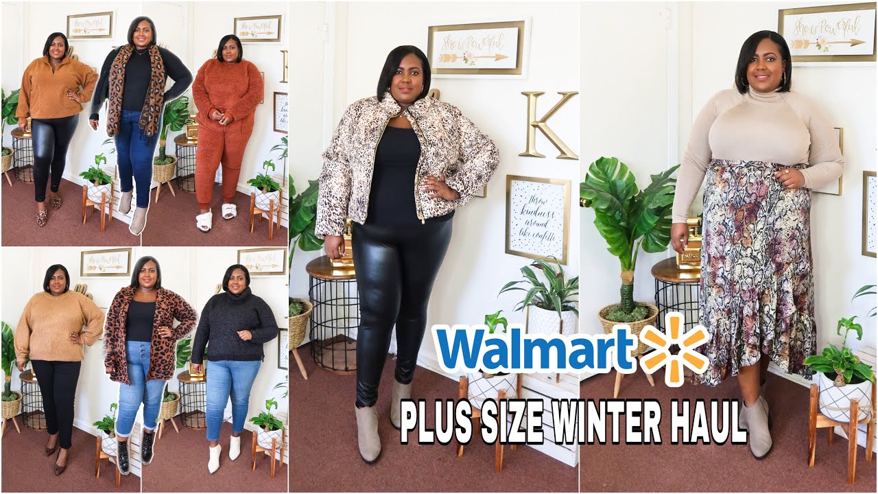 HUGE WALMART PLUS SIZE WINTER TRY ON HAUL| WINTER FASHION