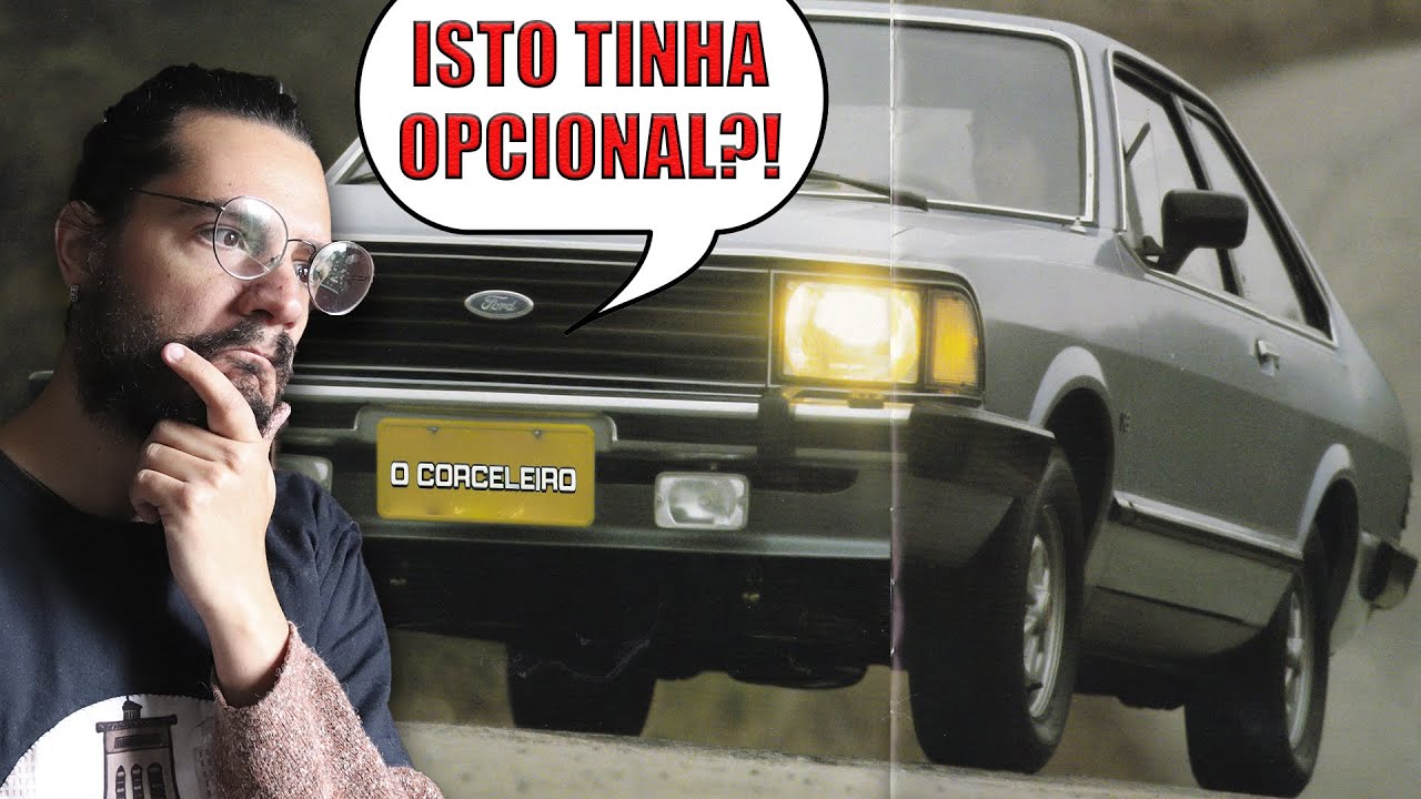 5 ITENS OPCIONAIS fantásticos e raros do CORCEL 2! Monocromático AZUL?!