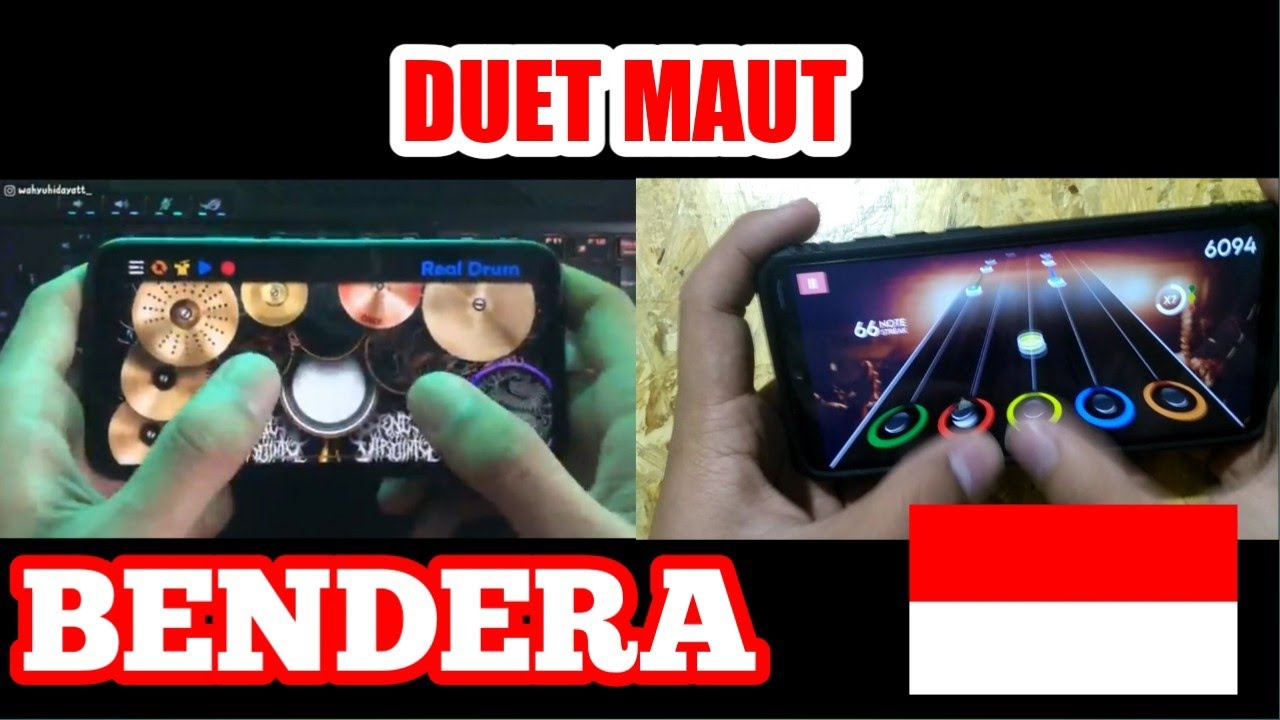 (COVER) BENDERA - COKELAT || GUITAR HERO INDONESIA FT REAL DRUM ((WAHYU HIDAYAT))