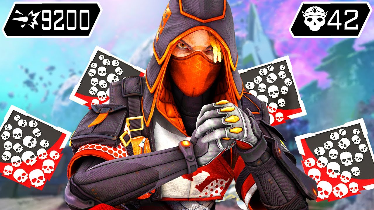SUPER SOLO 42 KILLS & 9200 DAMAGE WITH BANGALORE IN TWO AMAZING GAMES (Apex Legends Gameplay)