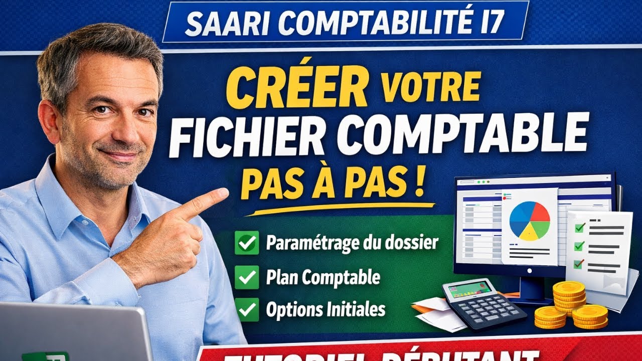 I - Formation Saari I7 – Création du fichier comptable (Tutoriel complet)