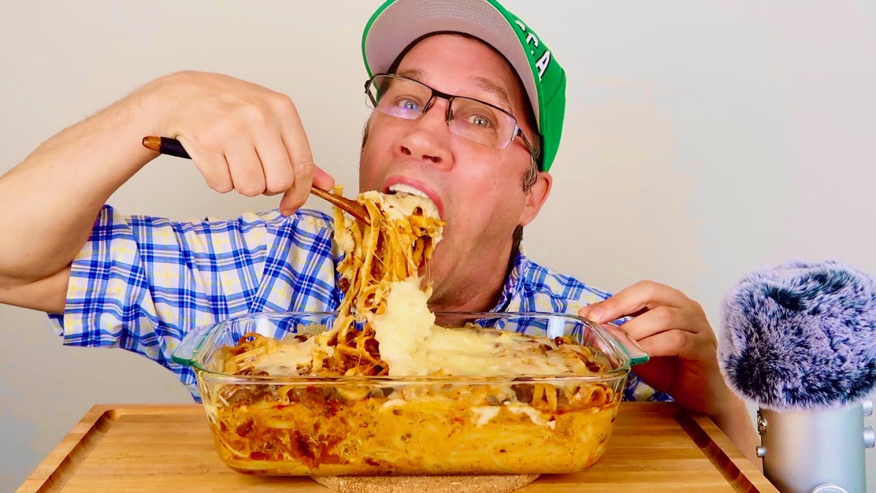 ASMR • Chili  • Cheese • Pasta • Mukbang 먹방 |  Eating Show !