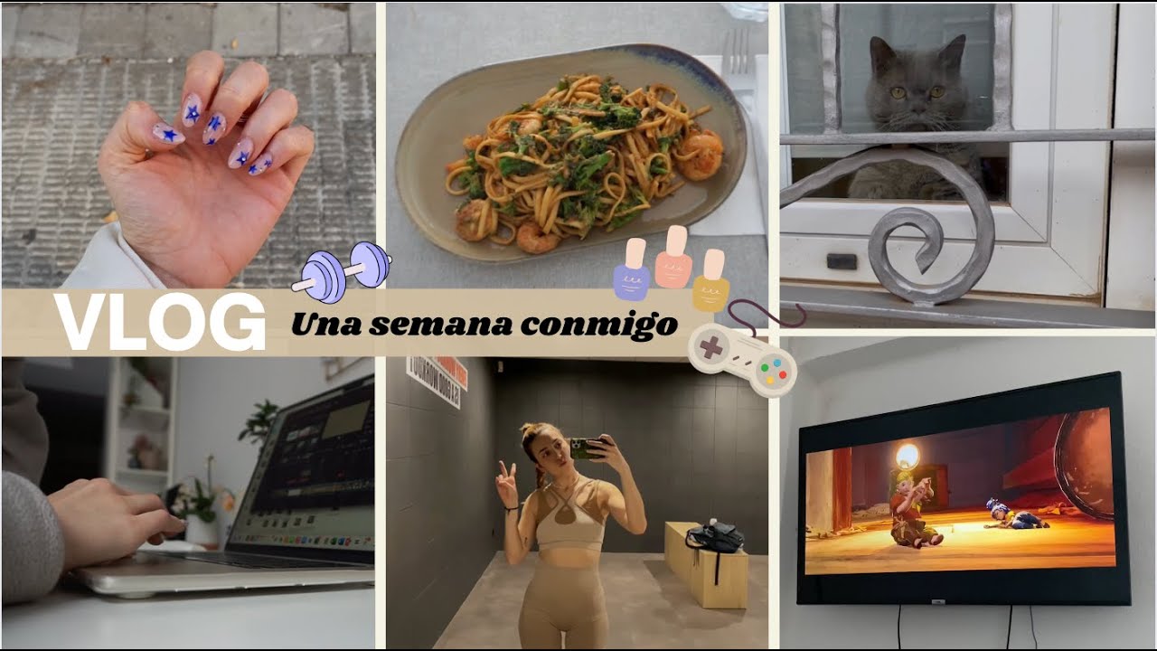 VLOG Una semana conmigo | Gym, uñas, sonny angels, trabajo, recetas...