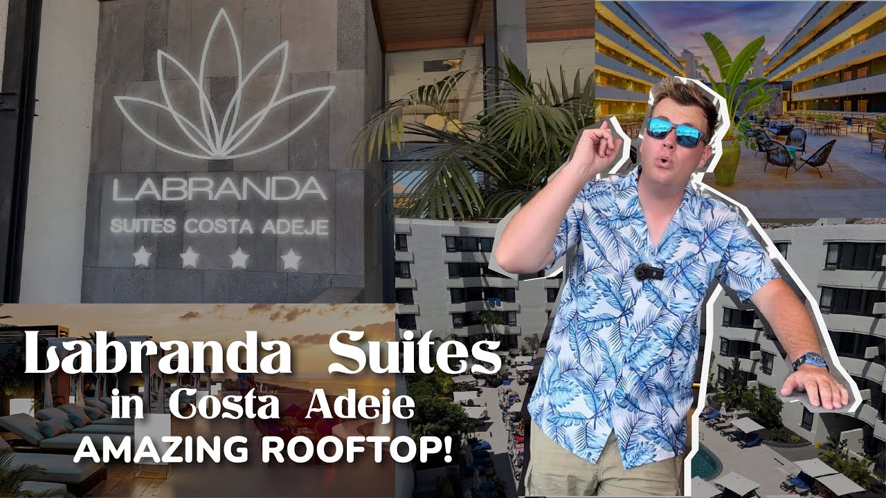 AWESOME HOTEL in Costa Adeje! Labranda Suites Rooftop Bar, Pools & Location in Tenerife 2024 ☀️