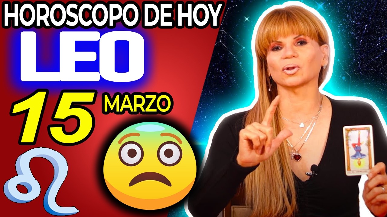 LEO ♌🌓GIGANTE ES EL SALTO QUE VAS A VIVIR❗️😱 Horóscopo De Hoy 15 De Marzo 2026 | Mhoni Vidente