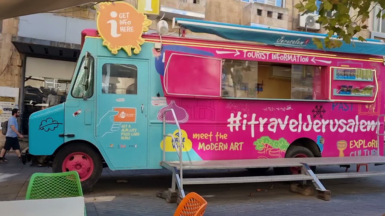 One Fine Day in Jerusalem, walking  From King George street to King David Street