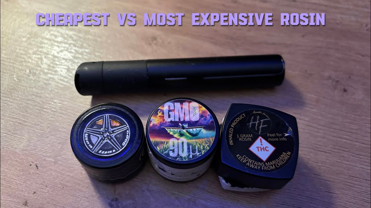 CHEAPEST VS MOST EXPENSIVE ROSIN NEAR ME