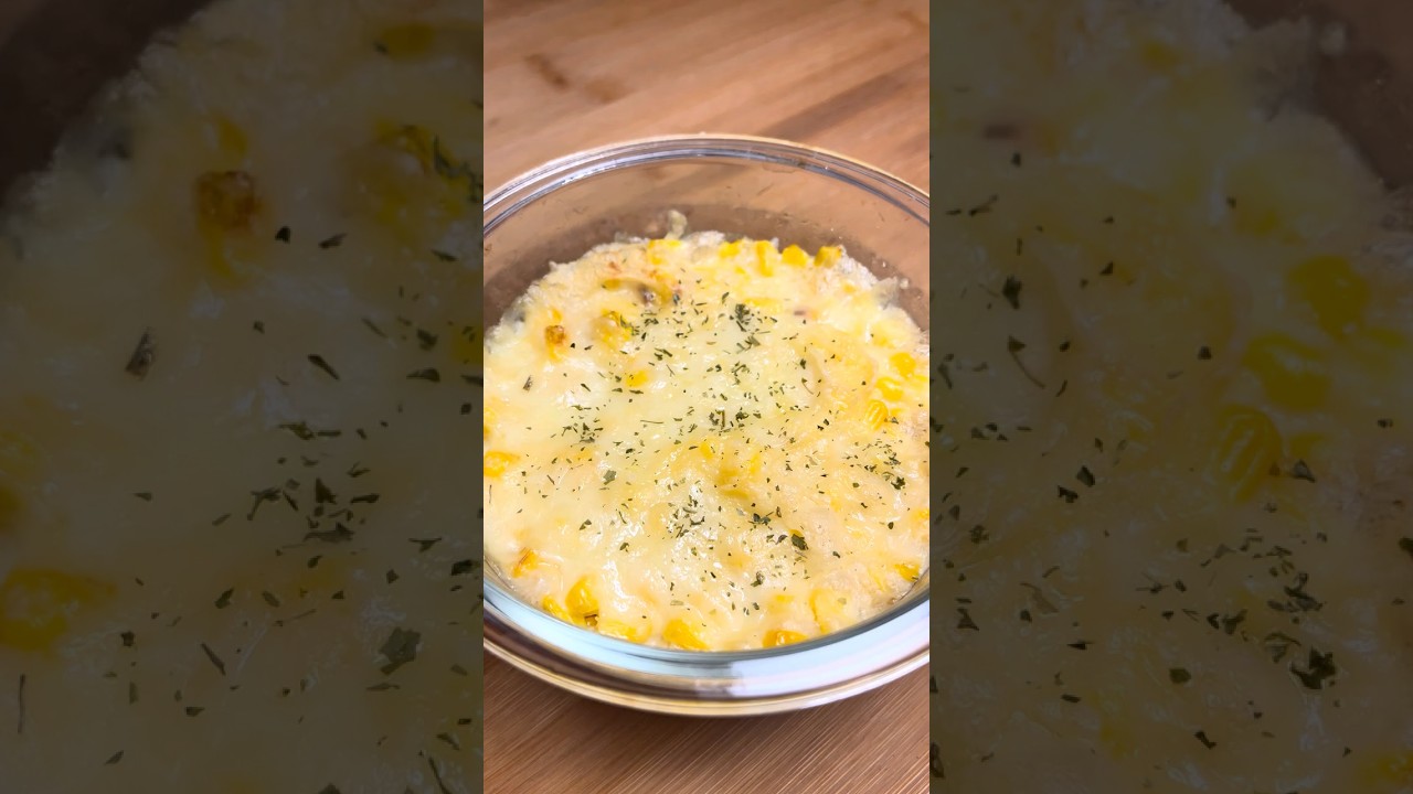 Buttery Cheesy Corn #recipe #asmr #cooking #food