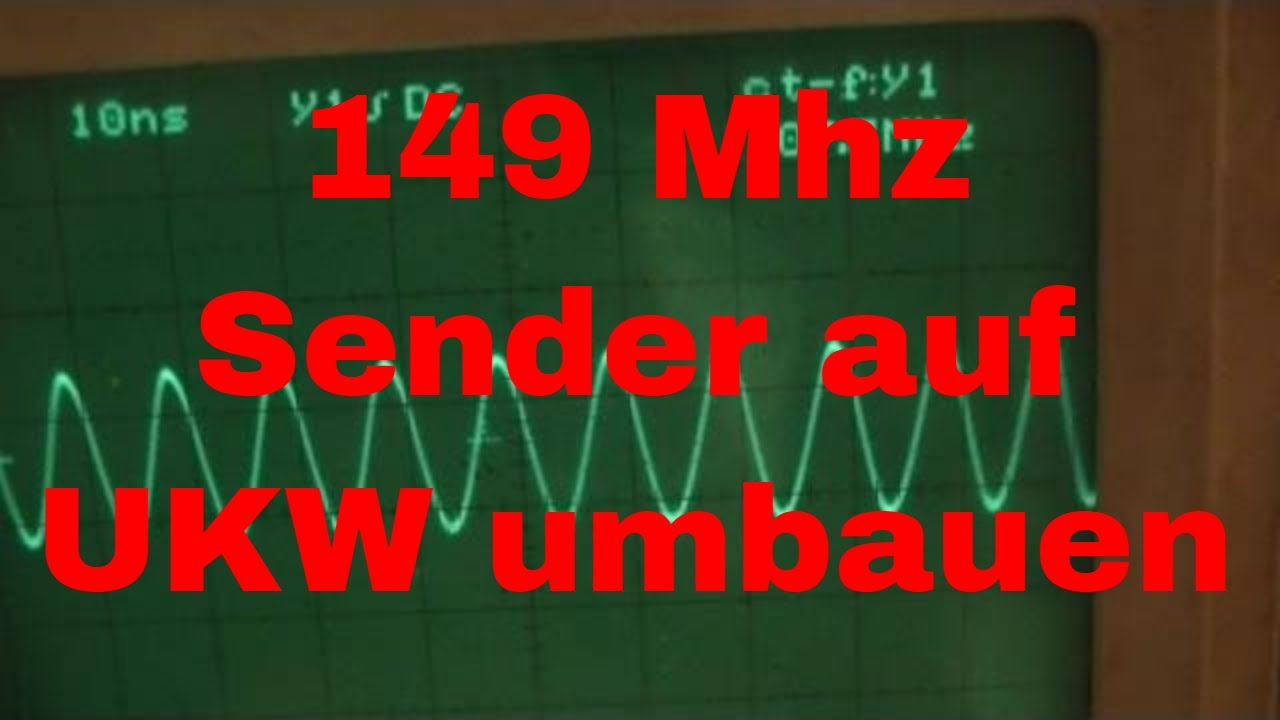 149 Mhz Sender von Stefan0719 auf UKW Sender umbauen - eflose #383
