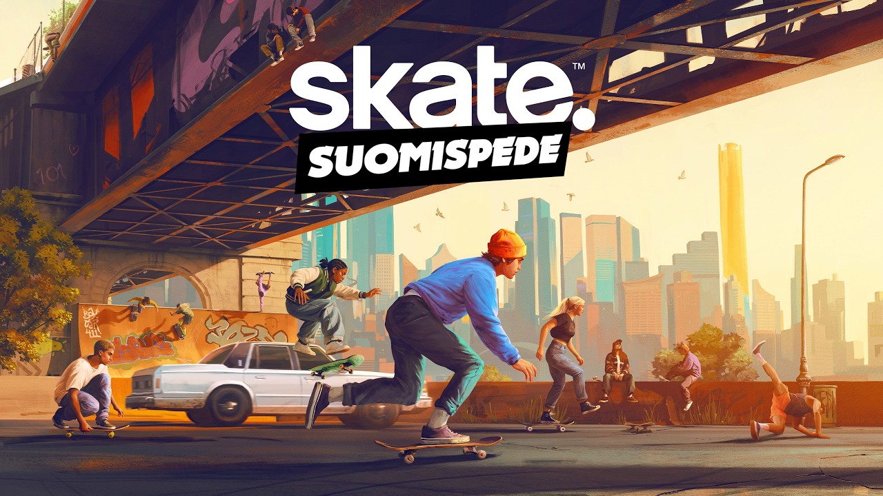 Skate. Kevyttä rullailua ja roppakaupalla tyrimistä.
