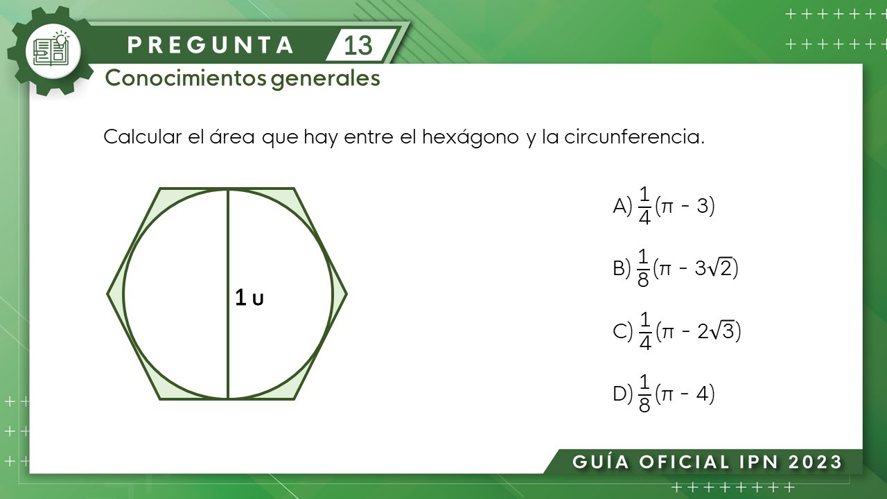 Guía IPN 2023 | Trigonometría Pregunta No. 13 | Conocimientos generales