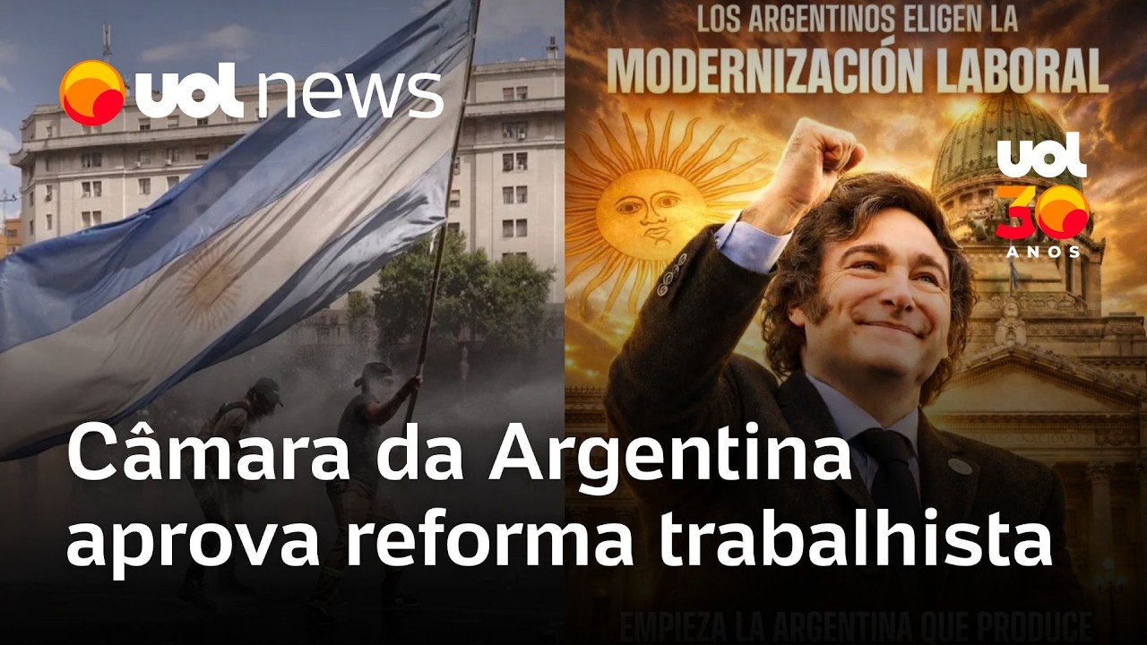 Reforma trabalhista, primeira mudança estrutural de Milei, é aprovada na Argentina; veja o que muda