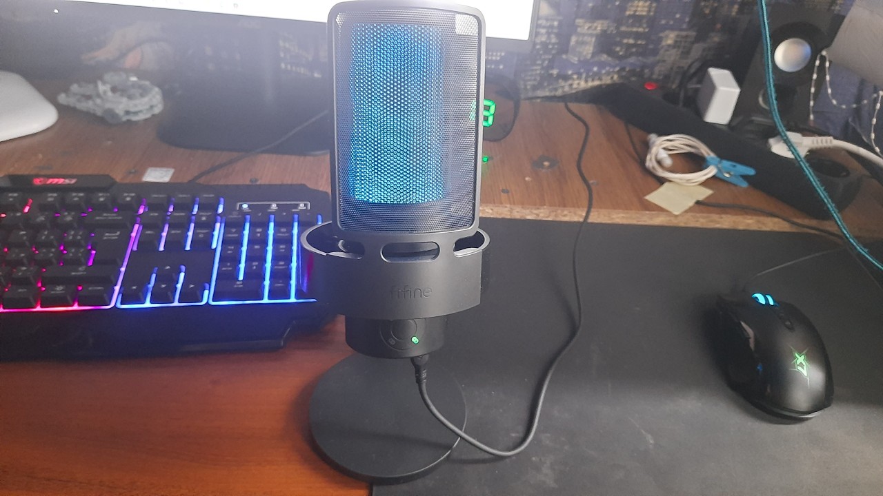 Розпакування, тест і огляд мікрофону Fifine Ampligame A8 Plus