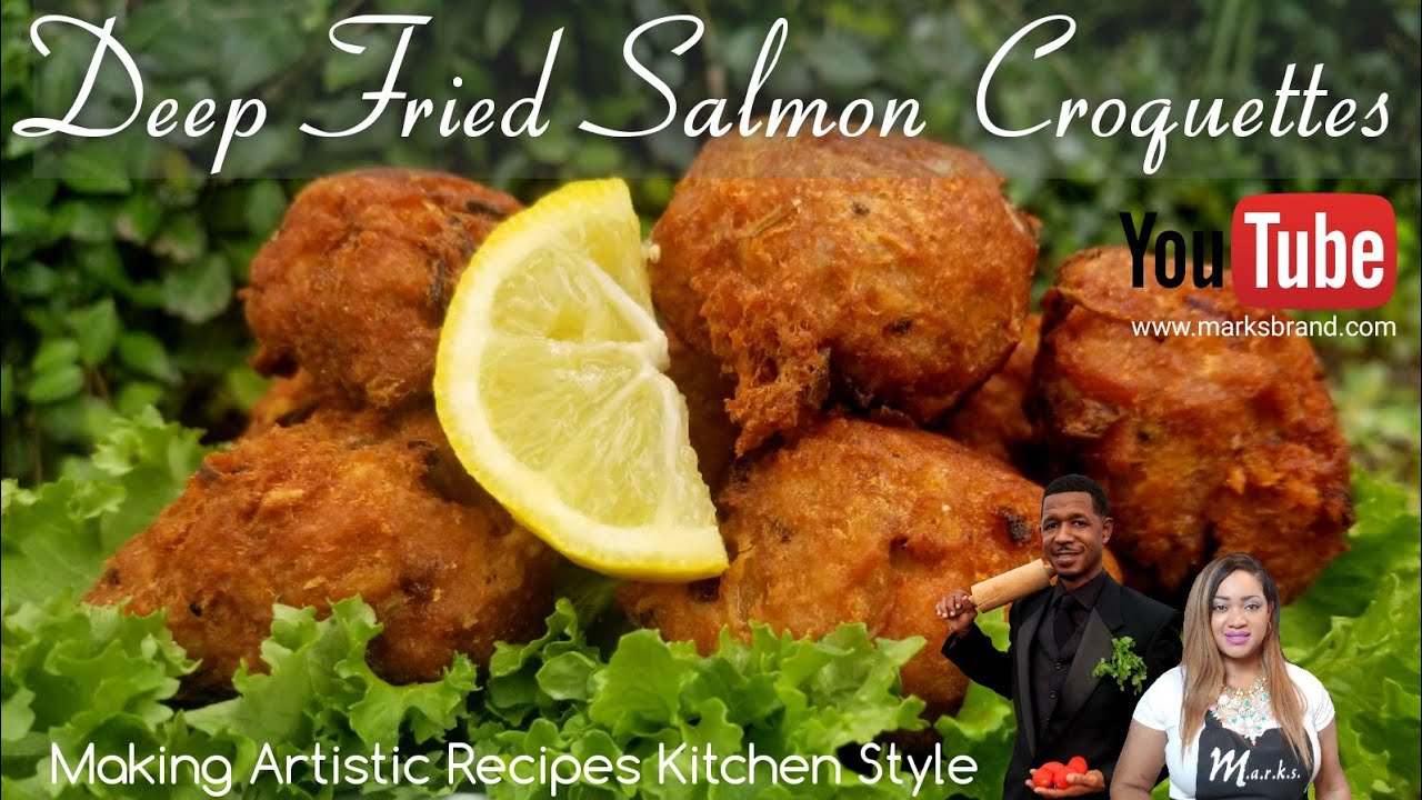 ❤ DELICIOUS DEEP FRIED SALMON CROQUETTES ❤