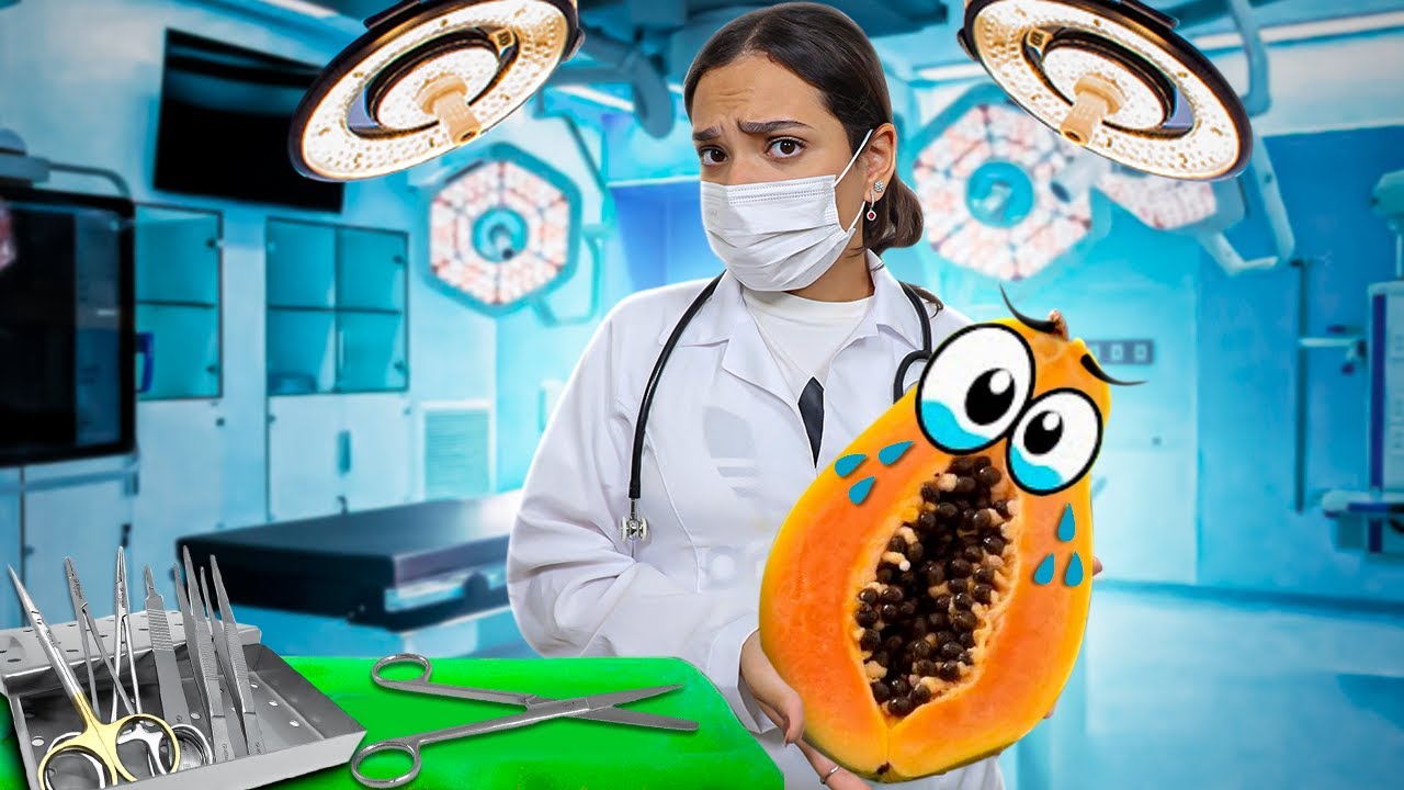 JULIANA BALTAR VIROU MÉDICA E FEZ CIRURGIA EM FRUTAS!