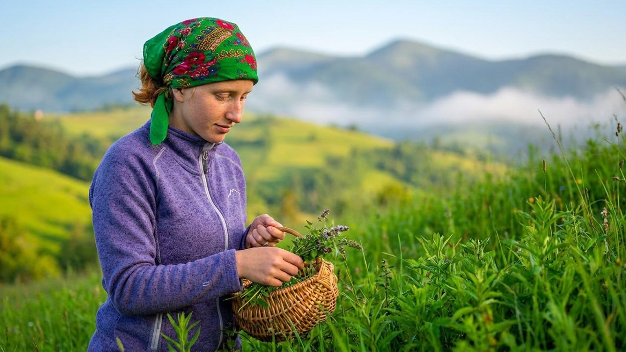 4 hours of peaceful life in the Carpathian Mountains