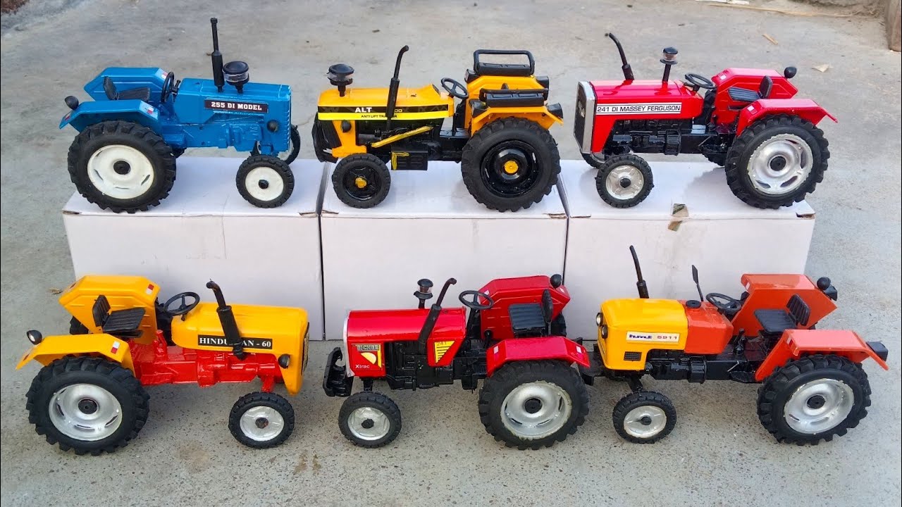Mini Eicher 241 Tractor And Mahindra 255 di  Tractor Video l HMT 5911 Di Tractor Unboxing Video 🚜