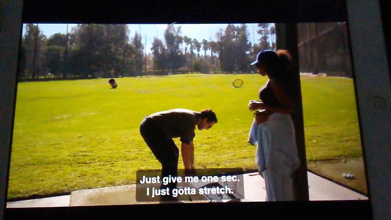 Sandy Wexler Sandy and Courtney golf scene