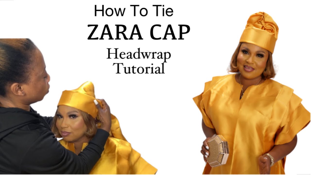 How To Tie ZARA CAP Headwrap With Satin