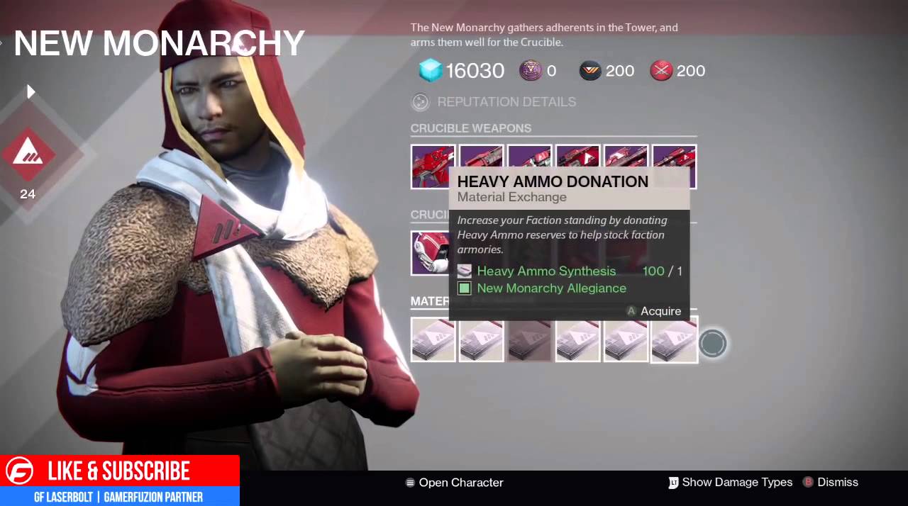 Destiny The Taken King How to GET AN EXOTIC CLASS ITEM from Your Faction