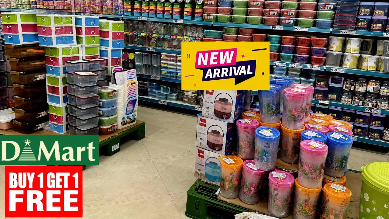 Dmart clearance sale 80%off, buy1get1 offers, new variety, useful kitchenware, household organisers