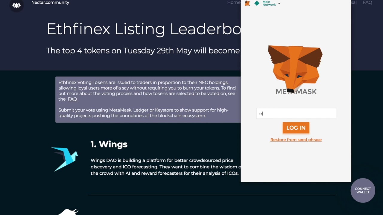 Decentralised Voting on Ethfinex [OLD]