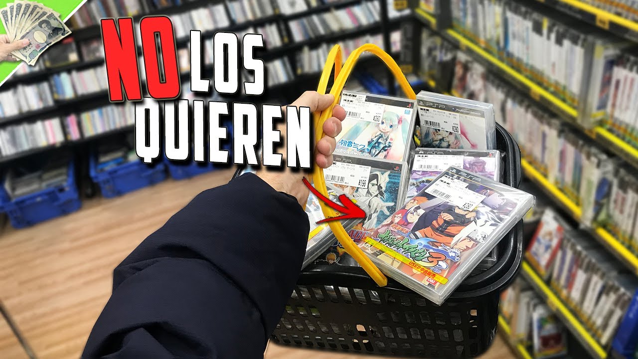¿Cuántos JUEGOS de PSP compraré con $100? | RETO PSP en JAPÓN