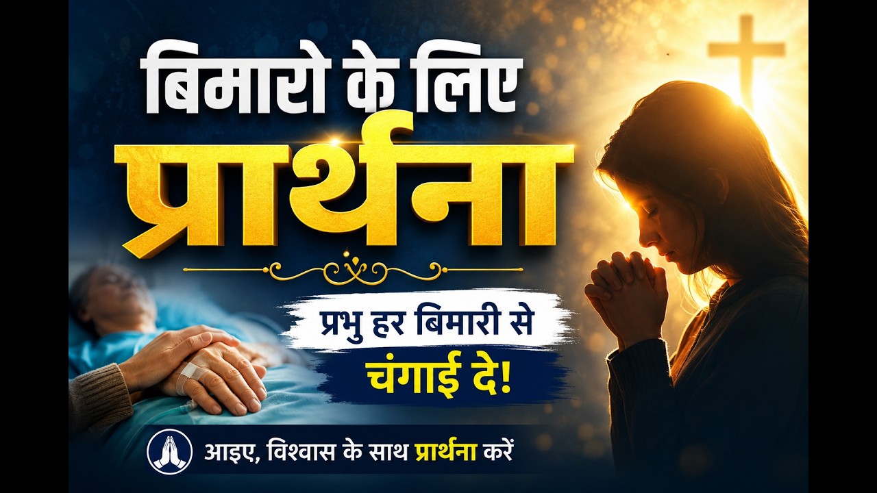 healing prayer | बीमारों के लिए प्रार्थना | Br. Pk & Sis Amrita Masih | Hindi Bible