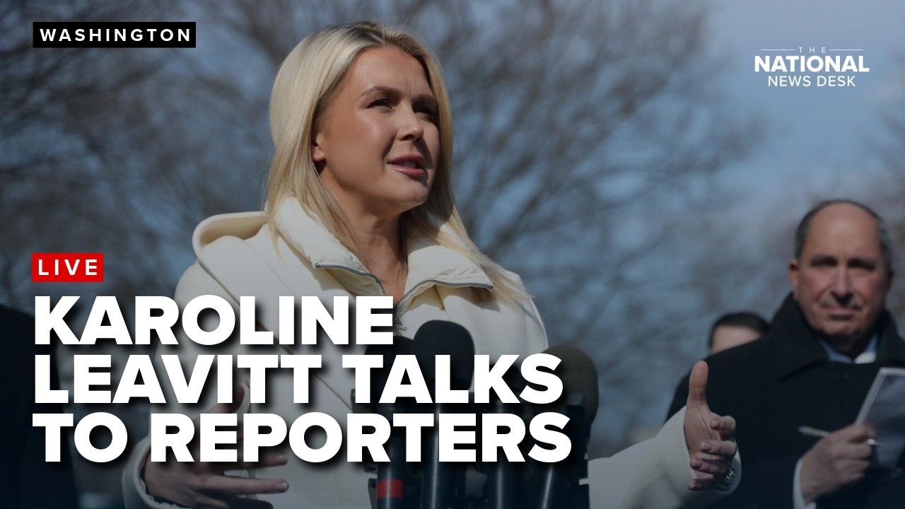 White House Press Secretary Karoline Leavitt speaks to reporters ahead of President Trump's SOTU