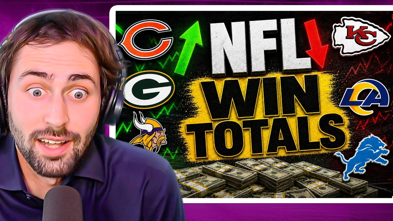 NFL Win Total Predictions: NFC North DOMINANCE, Rams OVERRATED? Chiefs in TROUBLE?!