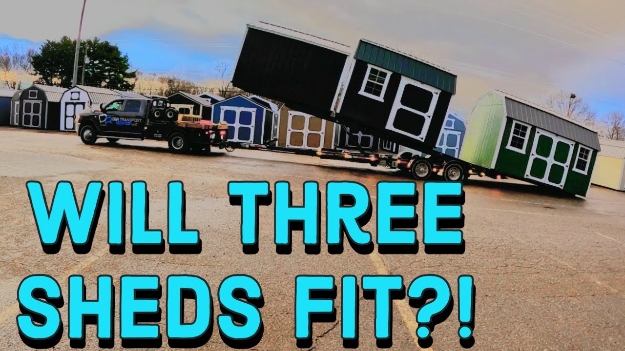 A Shed Hauler's Day: Delivering Multiple Sheds in a Day