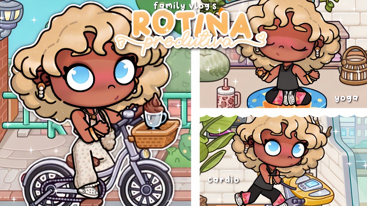 *AESTHETIC*🍵 ROTINA PRODUTIVA COMIGO 🏋🏼‍♀️ |~Avatar World~|RP