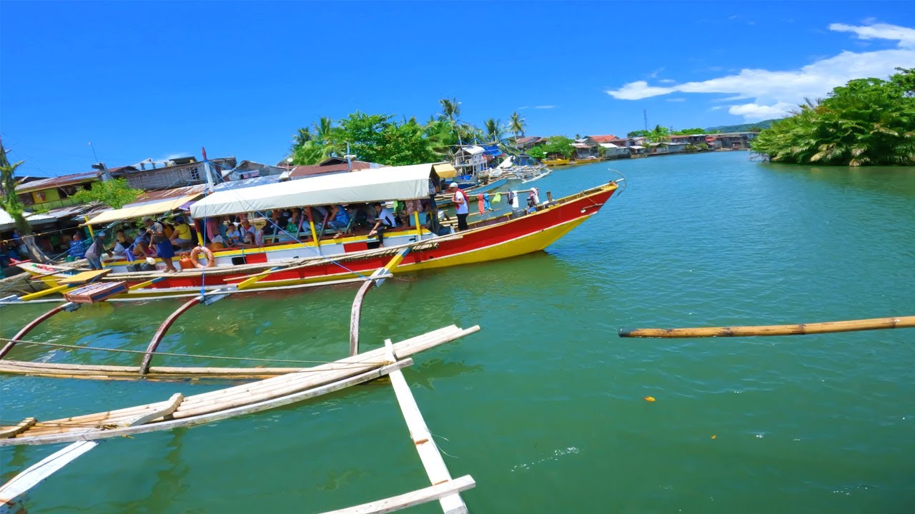 Boat trip going to Brgy Malaguicay Abuyog Leyte - boat ride sa Tab-ok
