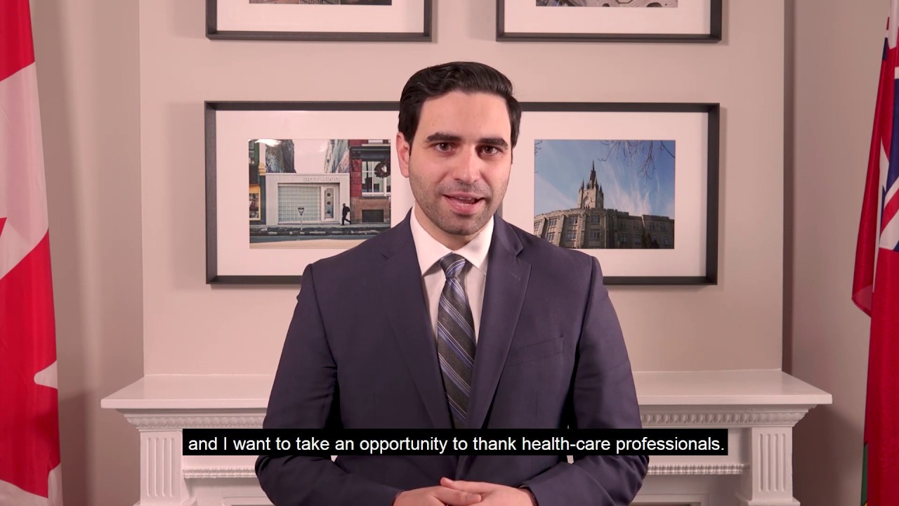 Thank You Health-Care Workers! (Peter Fragiskatos, M.P., London North Centre)