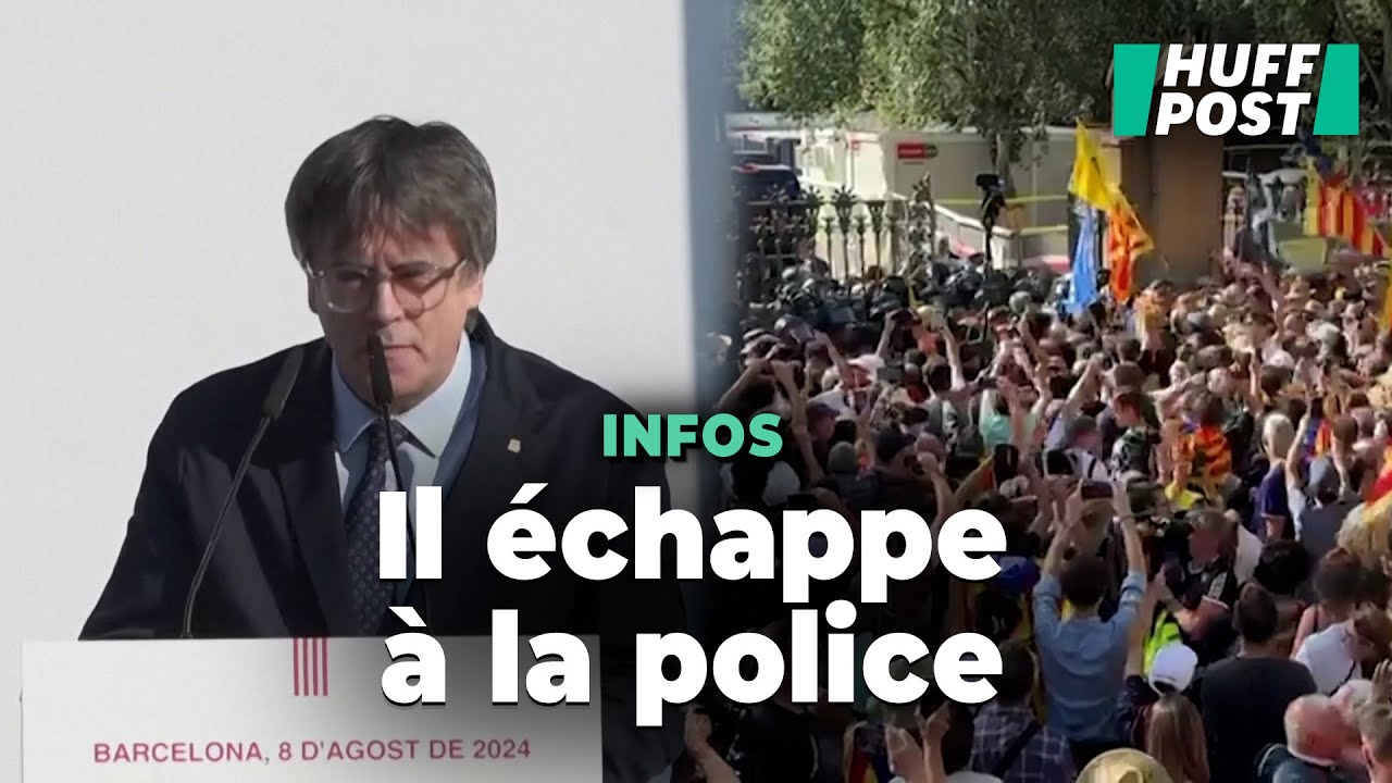 L’incroyable retour (et disparition) de l’indépendantiste Puigdemont en Espagne