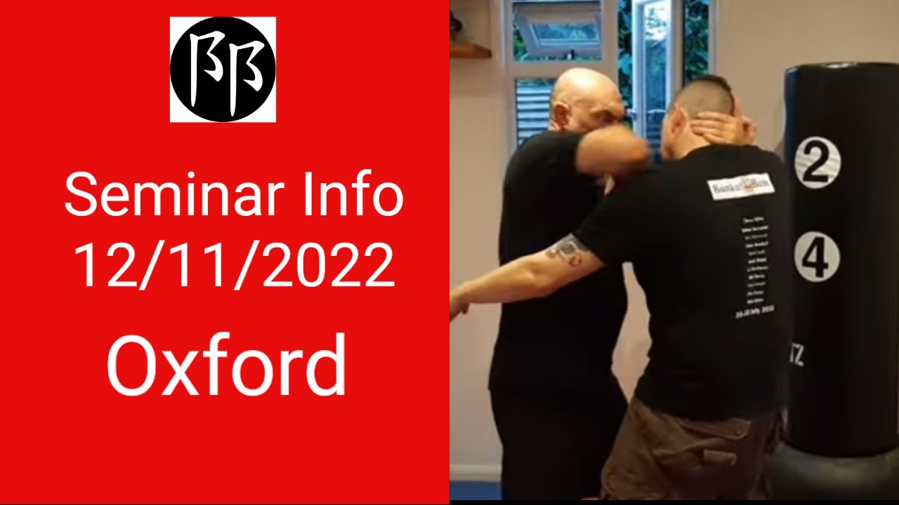 Bunkai Evolved seminar - Info For Brian's Session