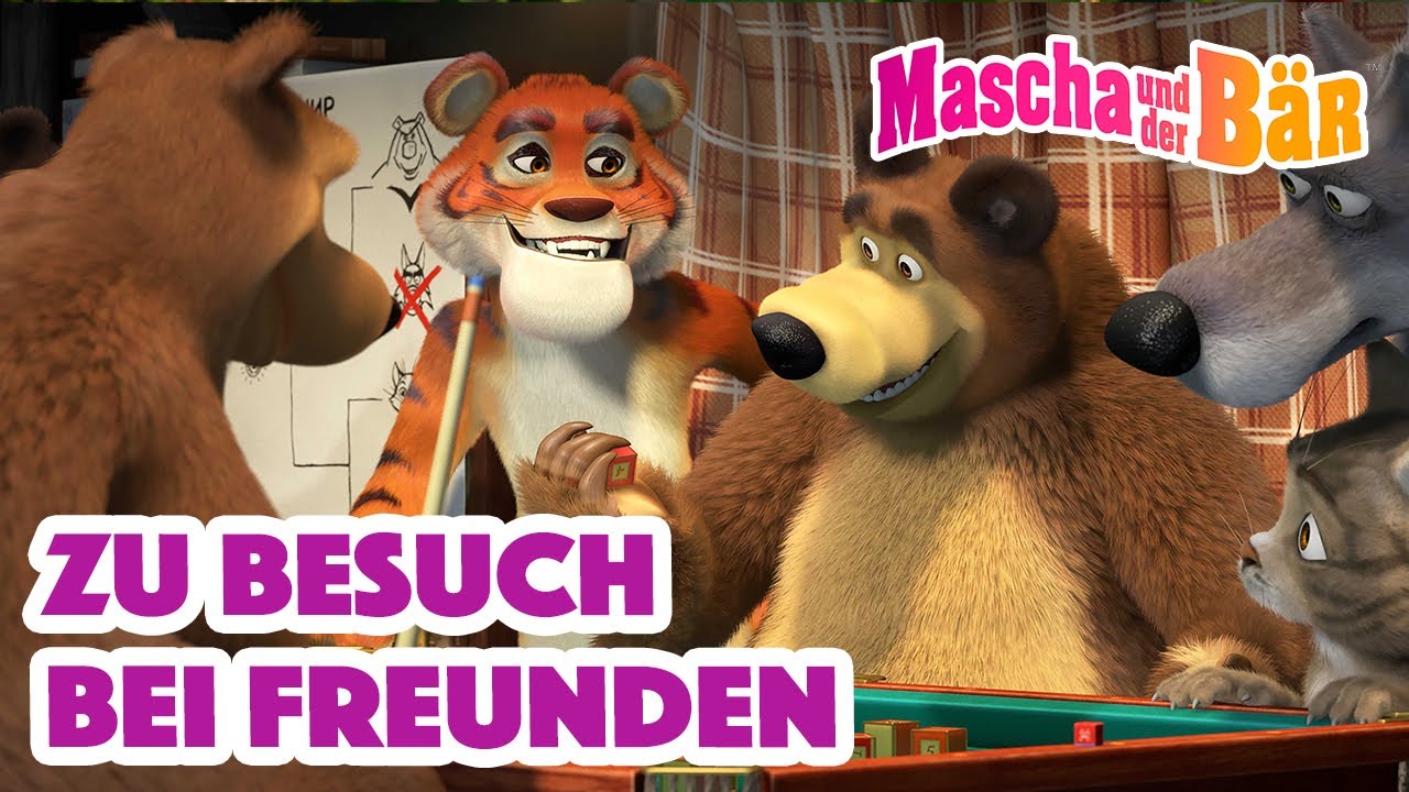 Mascha und der Bär 😄 Zu Besuch bei Freunden 👧 Episodensammlung 👧🐻 Masha and the Bear 2022