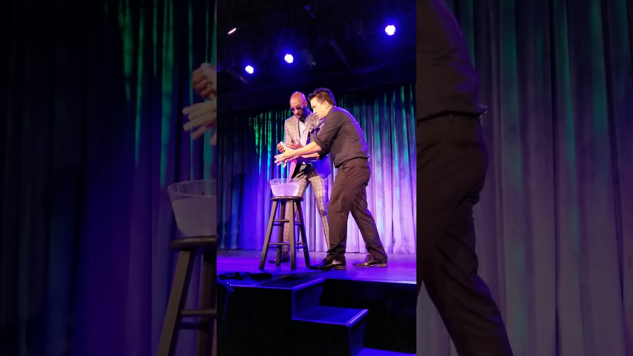 Magician Jason Latimer Shapes Water with J.B. Smoove on Spider-Man: Far From Home Field Trip