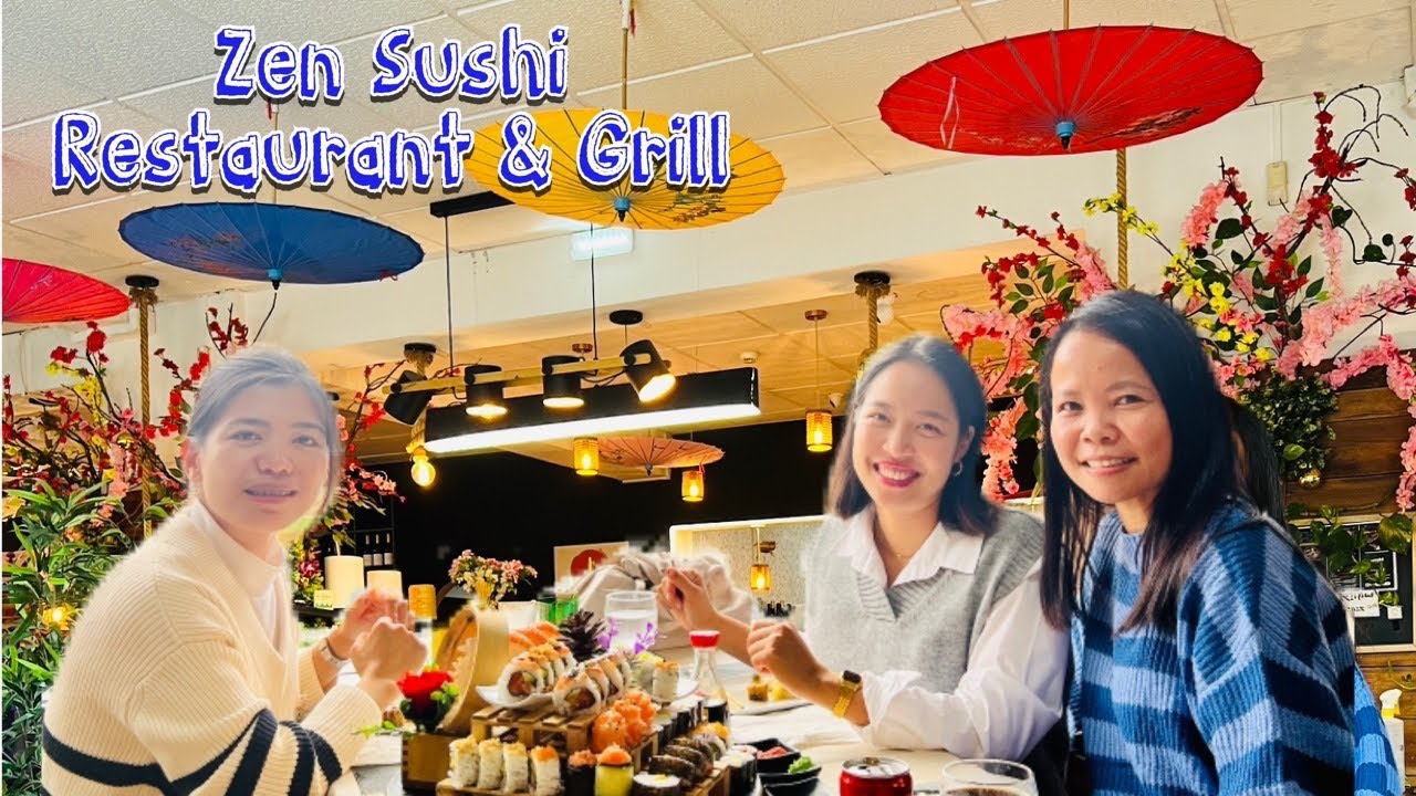 Lunch date with my new friends || Zen Sushi || 1st vlog Portugal