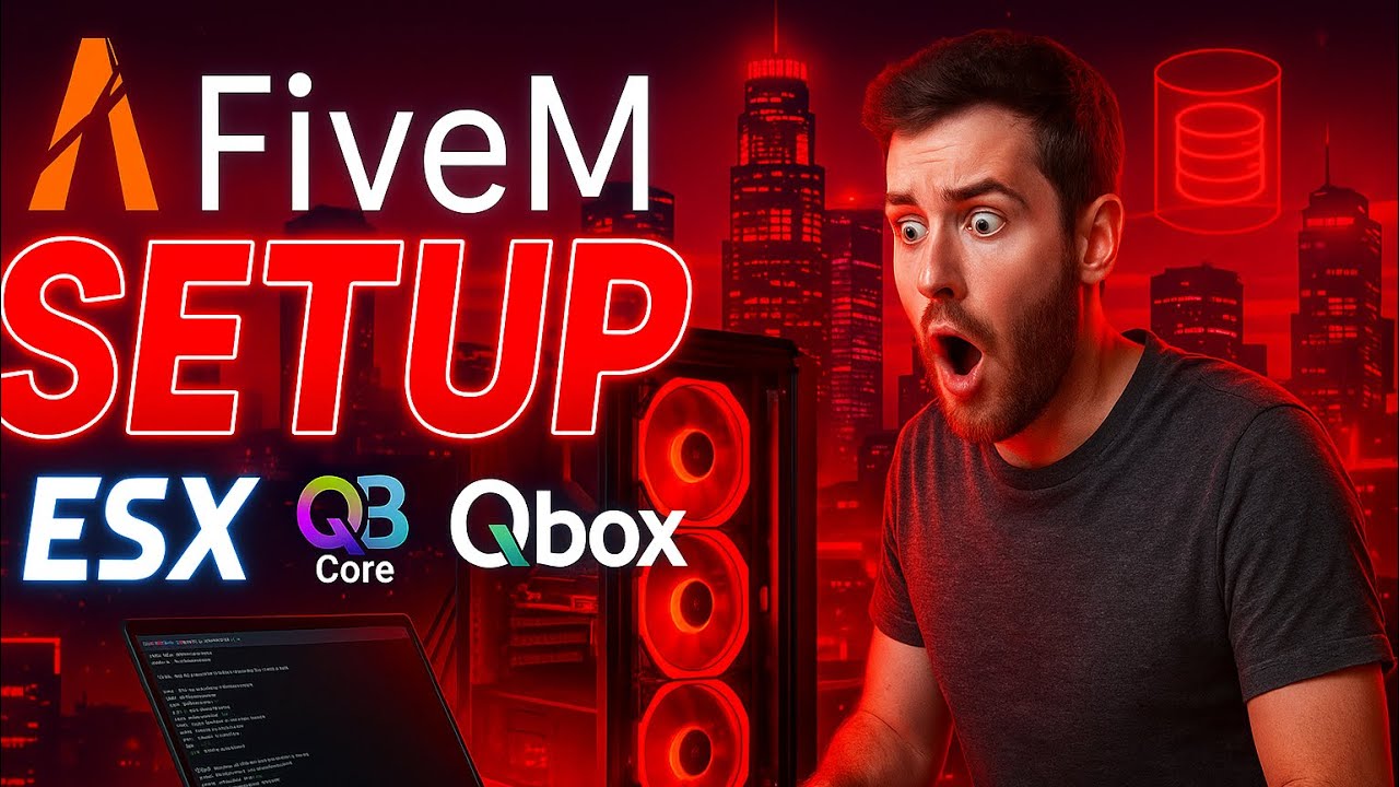 Complete FiveM Server Setup &mdash; ESX, QBCore, Qbox & Database (2025)
