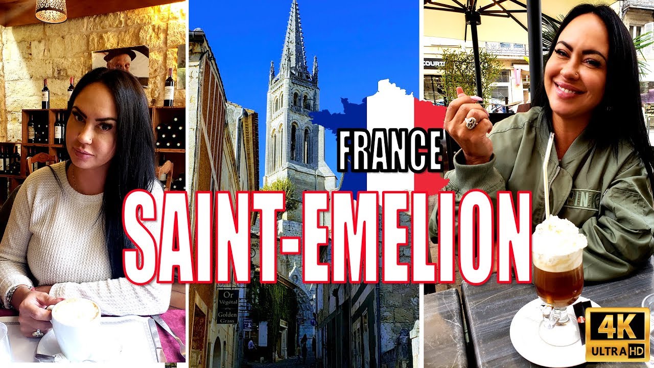 Saint Emilion France - Bergerac Bordeaux Wine Region in 4K HD!