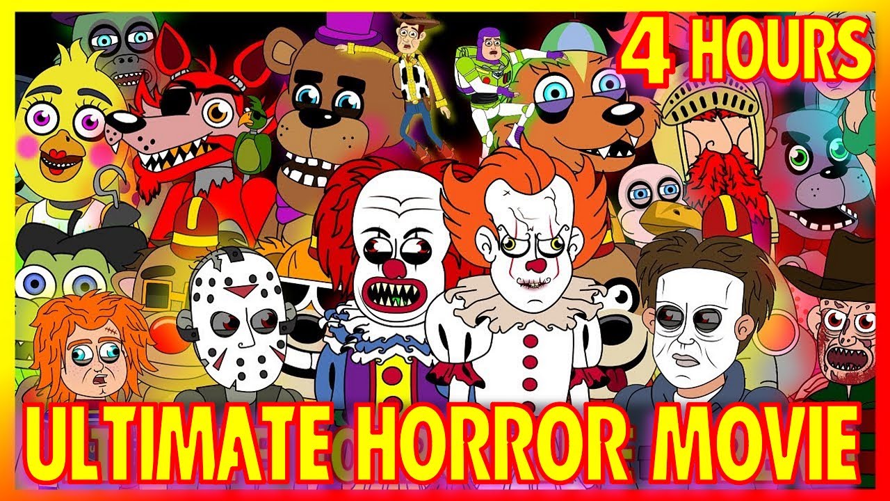 ULTIMATE HORROR ANIMATION COMPILATION: w/ Chucky, Pennywise, Banana Splits, Willy's Wonderland, FNAF