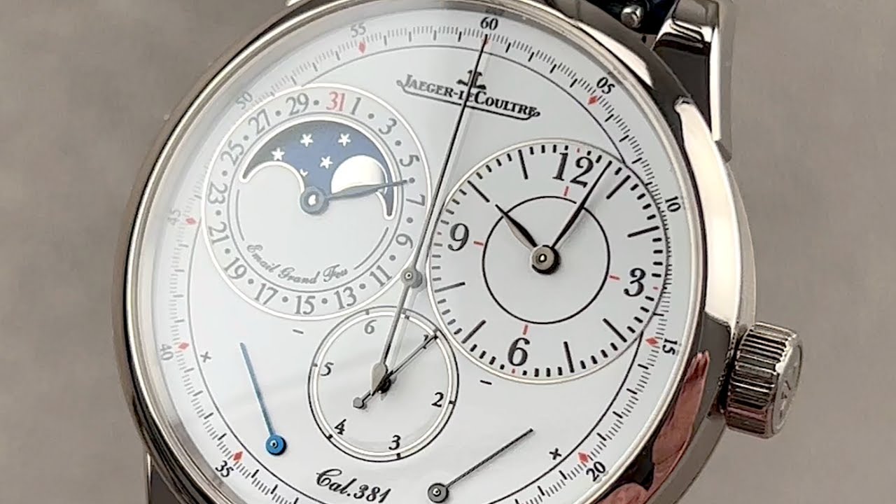 Jaeger-LeCoultre Duometre Quantieme Lunaire Grand Feu Enamel Q60435E1 Jaeger-LeCoultre Watch Review