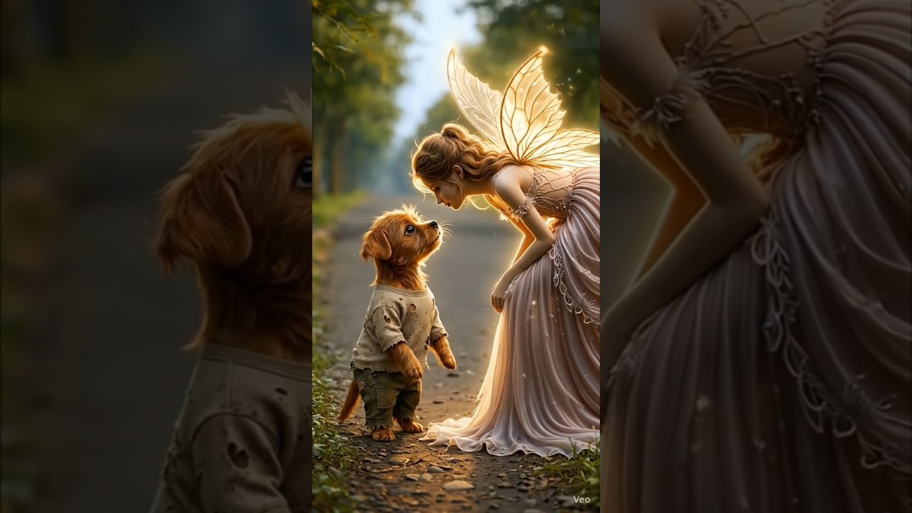 🔥 Emotional Fairy and Lost Puppy Story#shorts #puppy