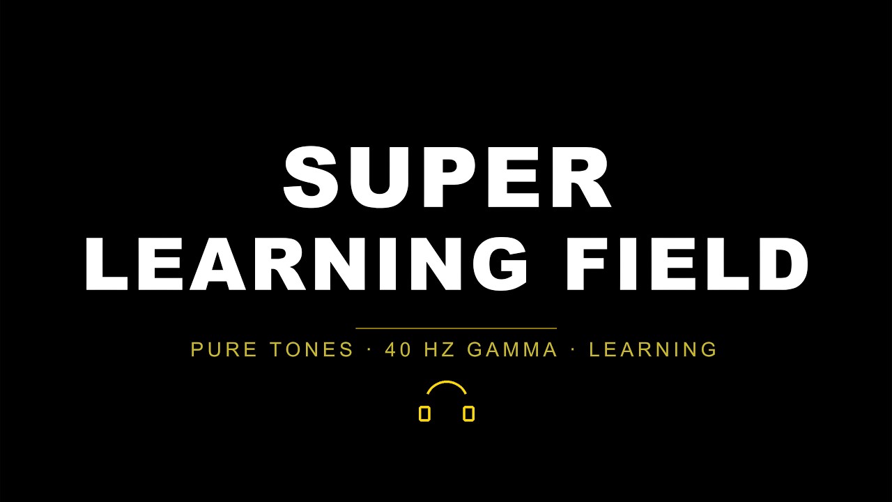 Pure Tones 40Hz Gamma Binaural Waves For Learning Efficiency